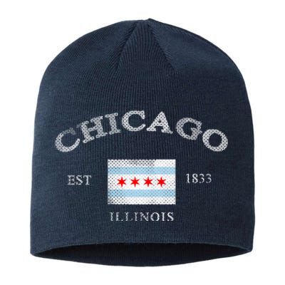 Chicago Illinois Est 1833 Sustainable Beanie