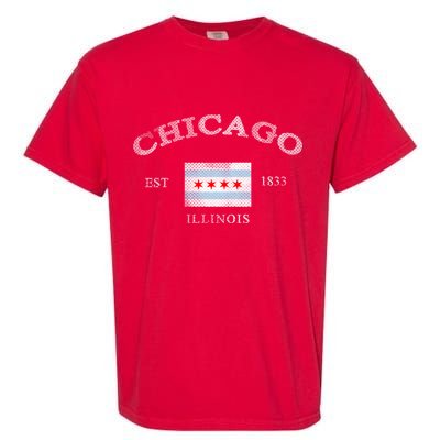 Chicago Illinois Est 1833 Garment-Dyed Heavyweight T-Shirt