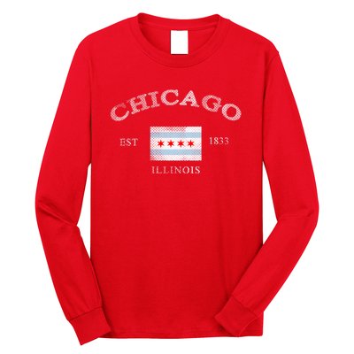 Chicago Illinois Est 1833 Long Sleeve Shirt