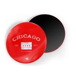 Chicago Illinois Est 1833 Magnet