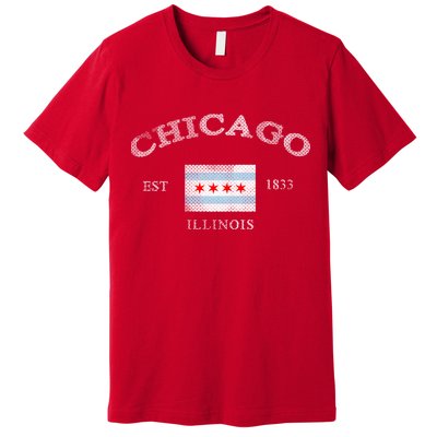 Chicago Illinois Est 1833 Premium T-Shirt