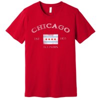 Chicago Illinois Est 1833 Premium T-Shirt