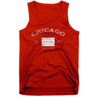 Chicago Illinois Est 1833 Tank Top