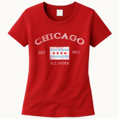 Chicago Illinois Est 1833 Womens T-Shirt