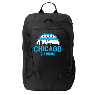 Chicago Illinois Vintage Flag City Backpack