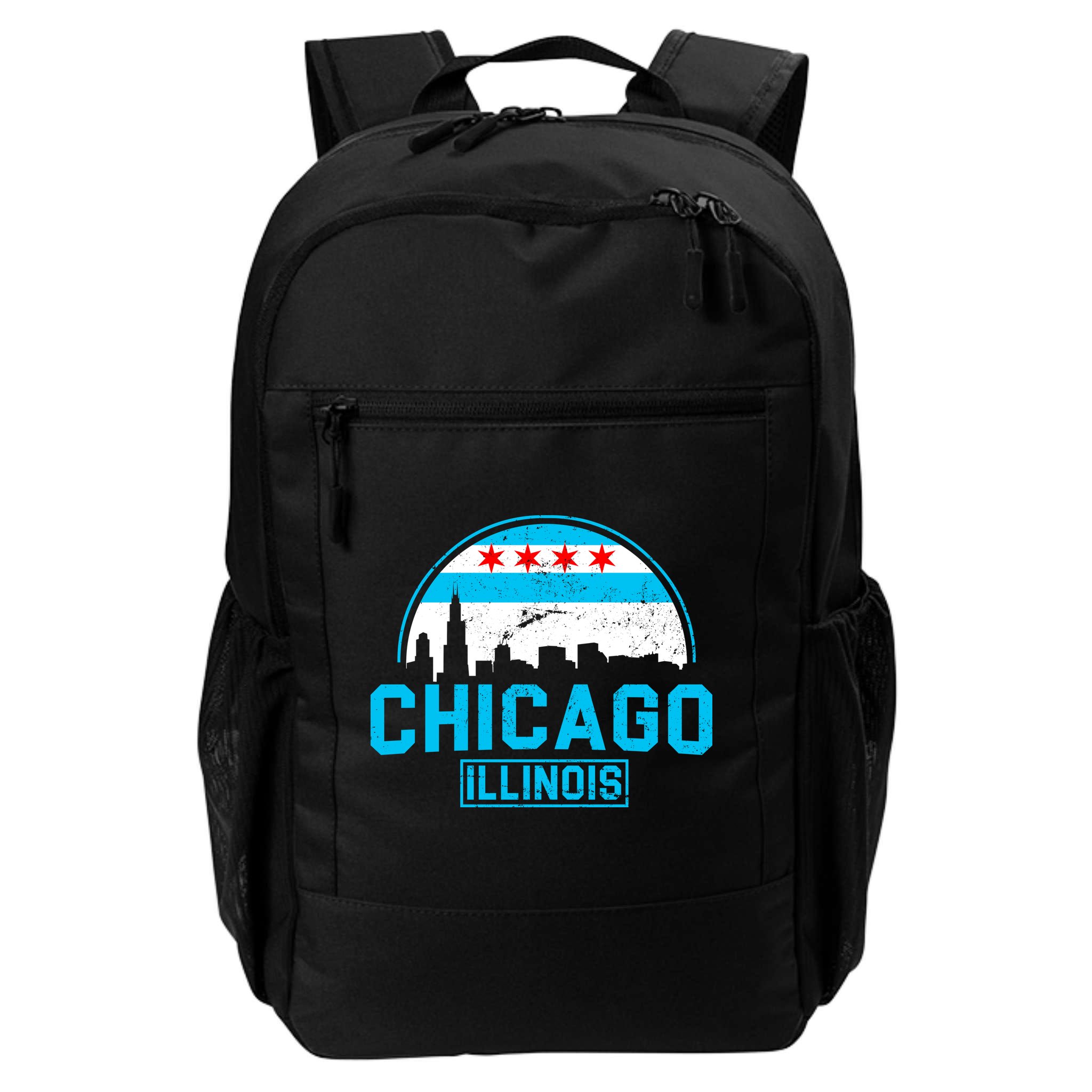 Chicago Illinois Vintage Flag Backpack