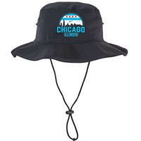 Chicago Illinois Vintage Flag Legacy Cool Fit Booney Bucket Hat