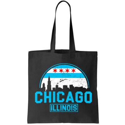 Chicago Illinois Vintage Flag Bag