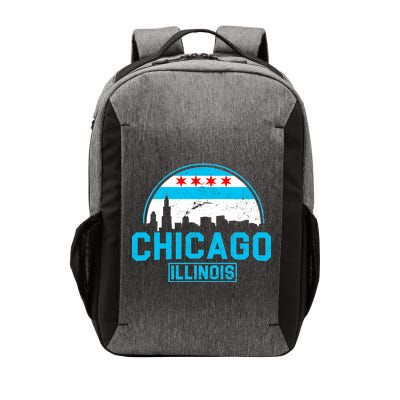 Chicago Illinois Vintage Flag Vector Backpack