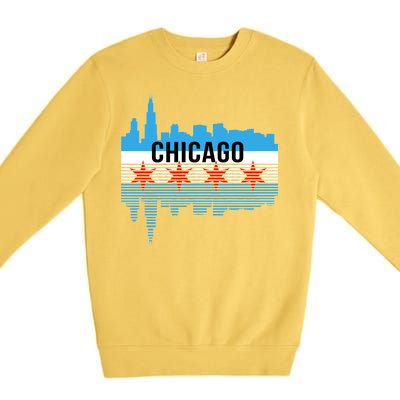 Chicago Skyline Premium Crewneck Sweatshirt