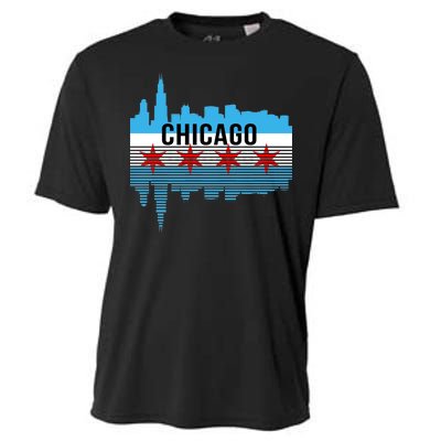 Chicago Skyline Cooling Performance Crew T-Shirt