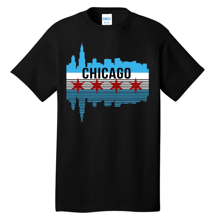 Chicago Skyline Tall T-Shirt