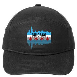 Chicago Skyline 7-Panel Snapback Hat