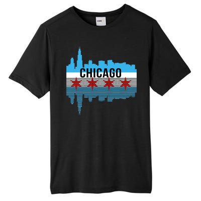 Chicago Skyline Tall Fusion ChromaSoft Performance T-Shirt