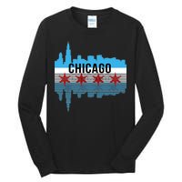 Chicago Skyline Tall Long Sleeve T-Shirt