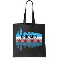 Chicago Skyline Tote Bag