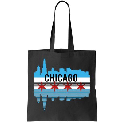 Chicago Skyline Tote Bag