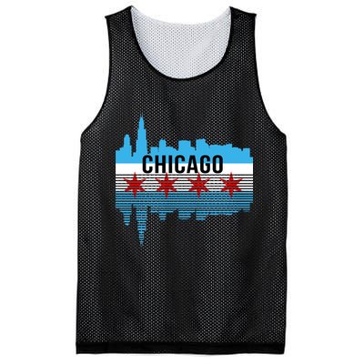 Chicago Skyline Mesh Reversible Basketball Jersey Tank