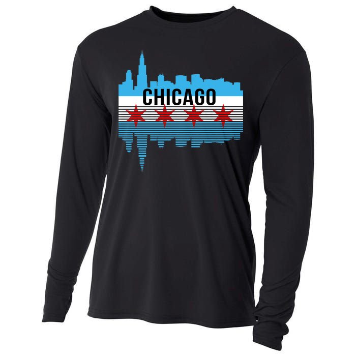 Chicago Skyline Cooling Performance Long Sleeve Crew