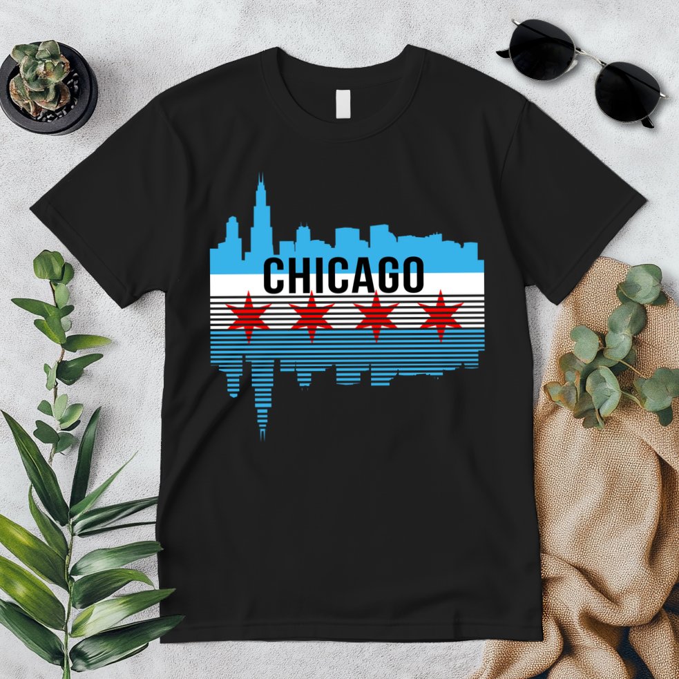 Chicago Skyline Premium T-Shirt