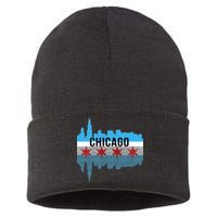 Chicago Skyline Sustainable Knit Beanie