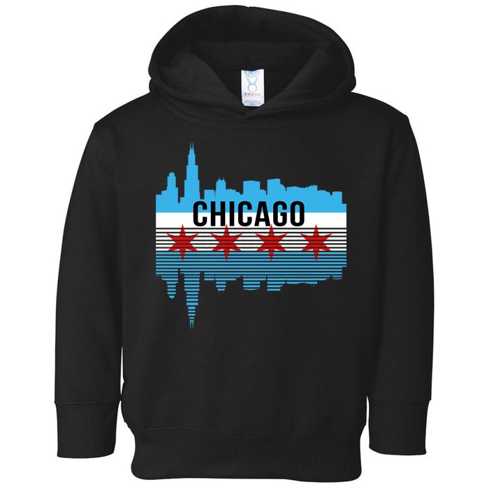 Chicago Skyline Toddler Hoodie