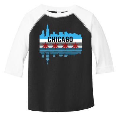 Chicago Skyline Toddler Fine Jersey T-Shirt