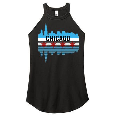 Chicago Skyline Women's Perfect Tri Rocker Tank