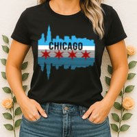 Chicago Skyline Womens T-Shirt