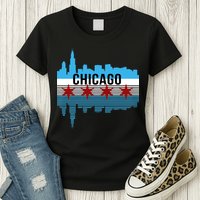 Chicago Skyline Womens T-Shirt