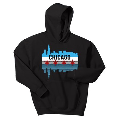 Chicago Skyline Kids Hoodie