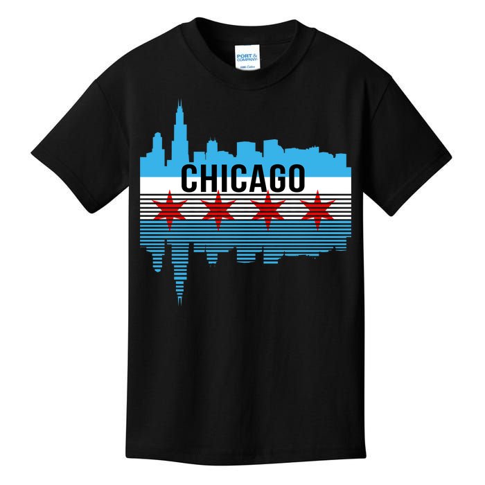 Chicago Skyline Kids T-Shirt