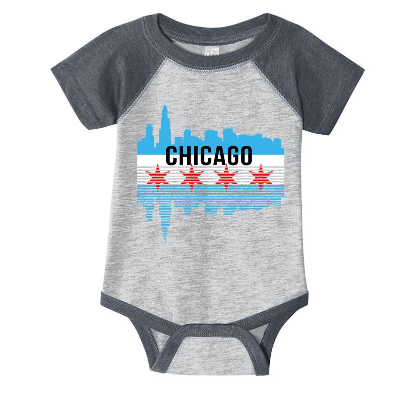 Chicago Skyline Infant Baby Jersey Bodysuit