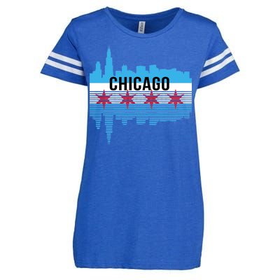 Chicago Skyline Enza Ladies Jersey Football T-Shirt