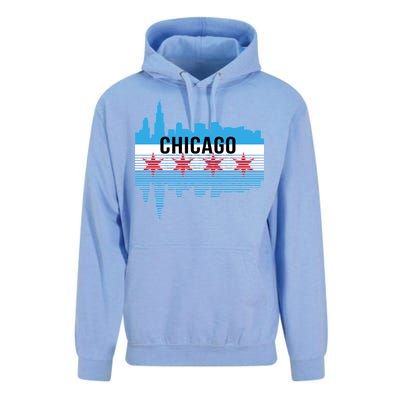 Chicago Skyline Unisex Surf Hoodie