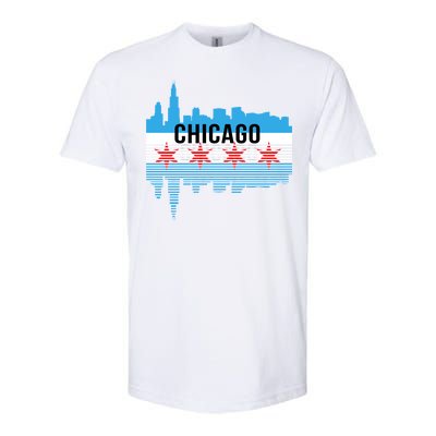 Chicago Skyline Softstyle CVC T-Shirt