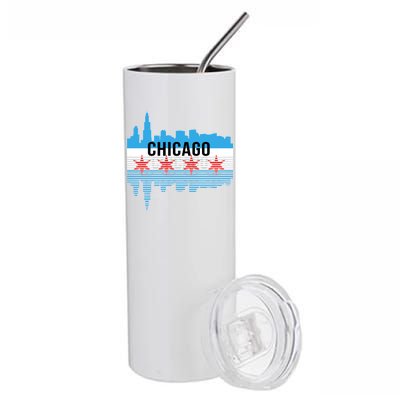 Chicago Skyline Stainless Steel Tumbler