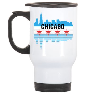 Chicago Skyline Stainless Steel Travel Mug