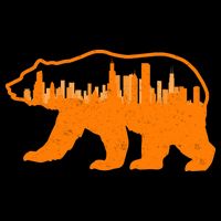 Chicago Skyline City Bear Impact Tech Backpack