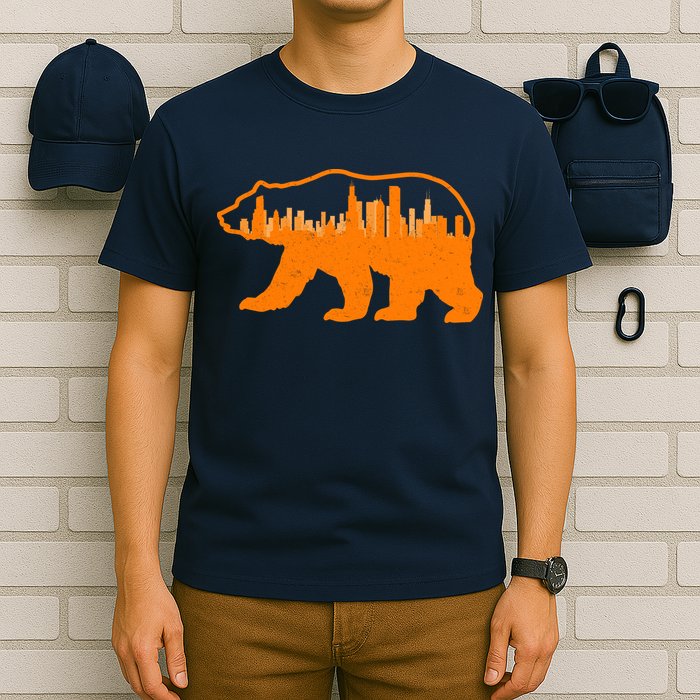 Chicago Skyline City Bear T-Shirt
