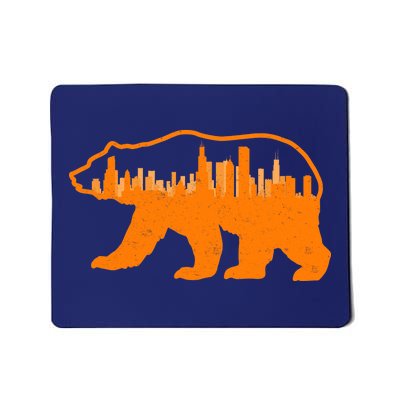 Chicago Skyline City Bear Mousepad