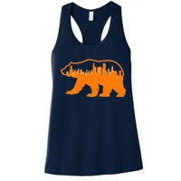 Chicago Skyline City Bear Women's Racerback Tank