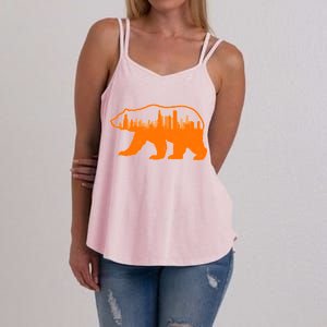 Chicago Skyline City Bear Women's Strappy Tank