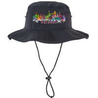 Chicago Skyline Paint Splatter Legacy Cool Fit Booney Bucket Hat