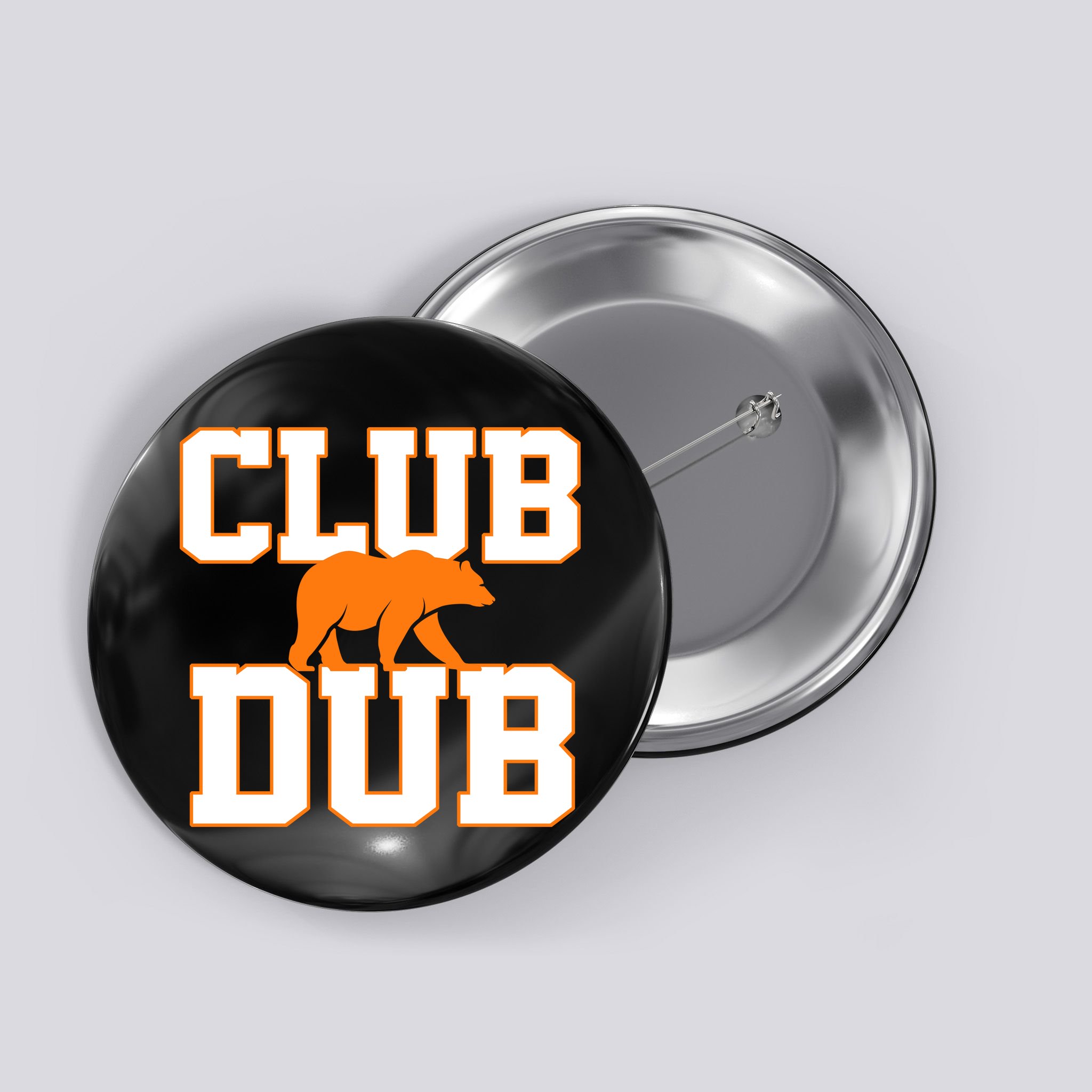 Chicago Sports Fan Club Dub Football Logo Button