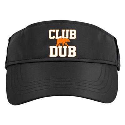 Chicago Sports Fan Club Dub Football Logo Adult Drive Performance Visor