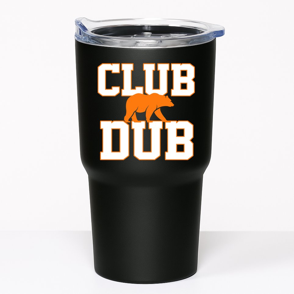 Chicago Sports Fan Club Dub Football Logo Tumbler