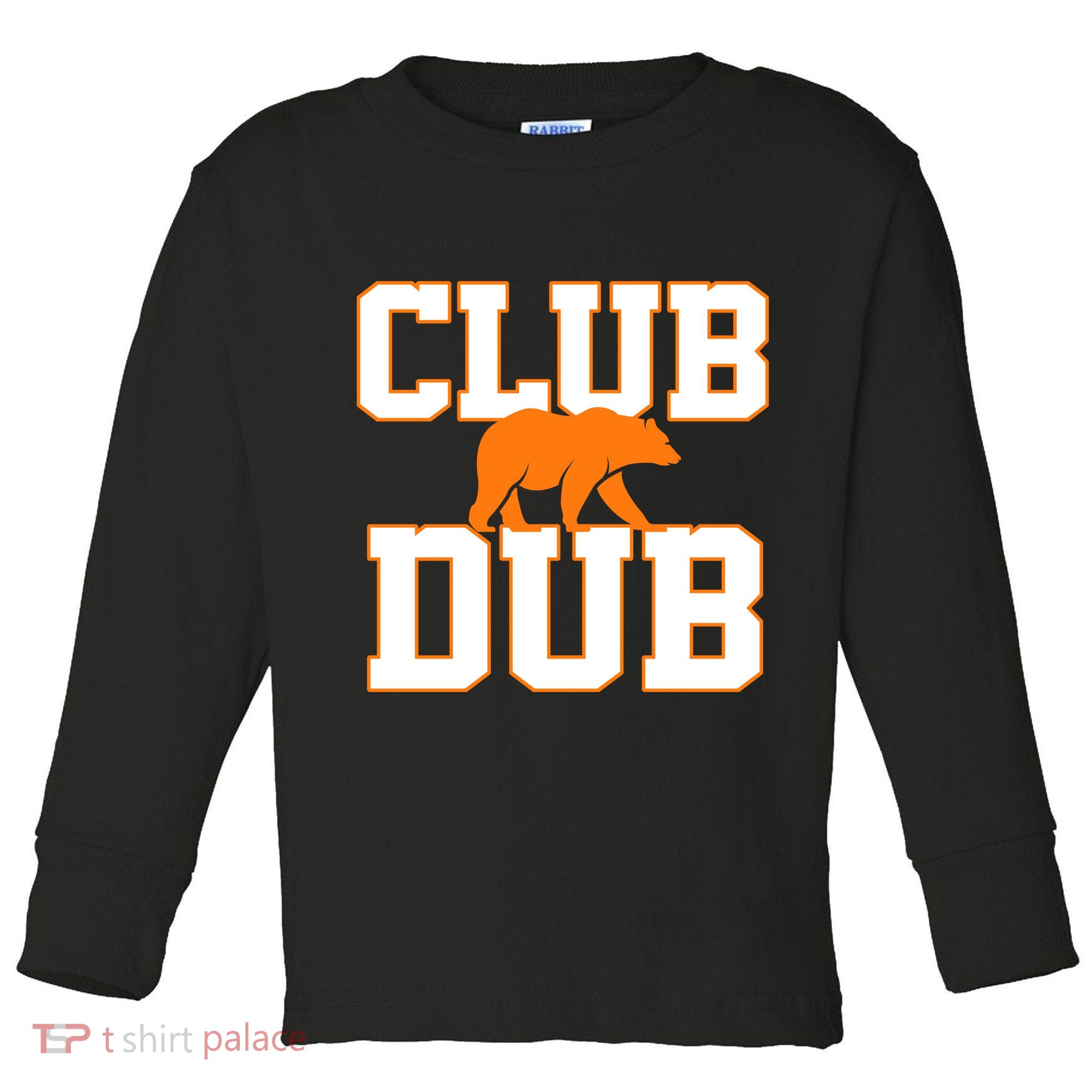 Chicago Sports Fan Club Dub Football Logo Toddler Long Sleeve Shirt
