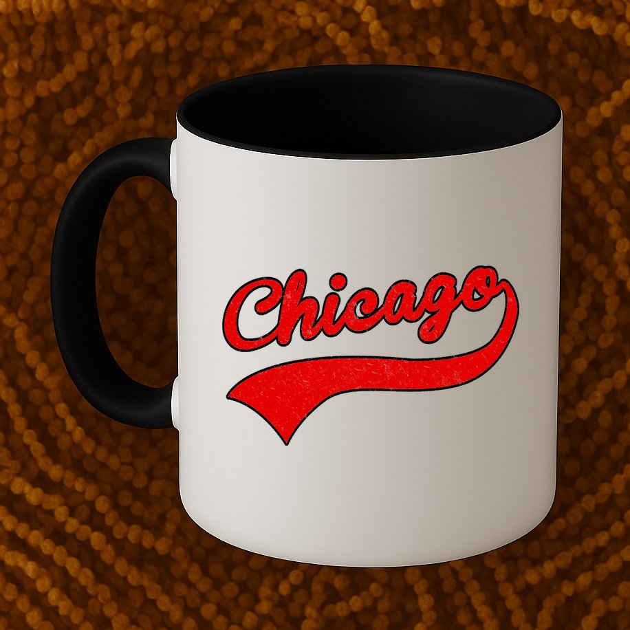 Chicago Vintage Classic Team Logo Mug