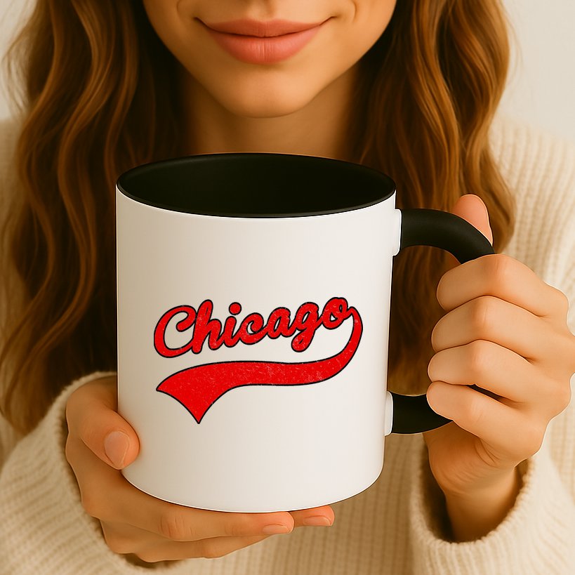Chicago Vintage Classic Team Logo Mug